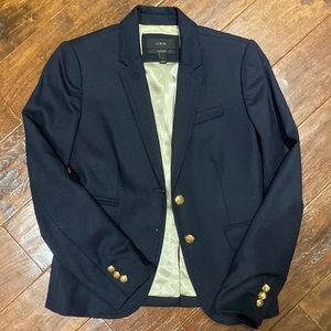 classic navy j. crew blazer